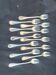 12 Christofle Dessert Forks Mle Crossed Ribbons Silver-Plated Metal