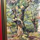 Oil on cardboard View of a Chapel ST Tropez? signed A. Adam 1960