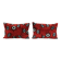 Set of 2 vintage ikat cushion covers 61x41 cm