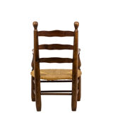 Pair of mulched armchairs made of natural beech, 1950s