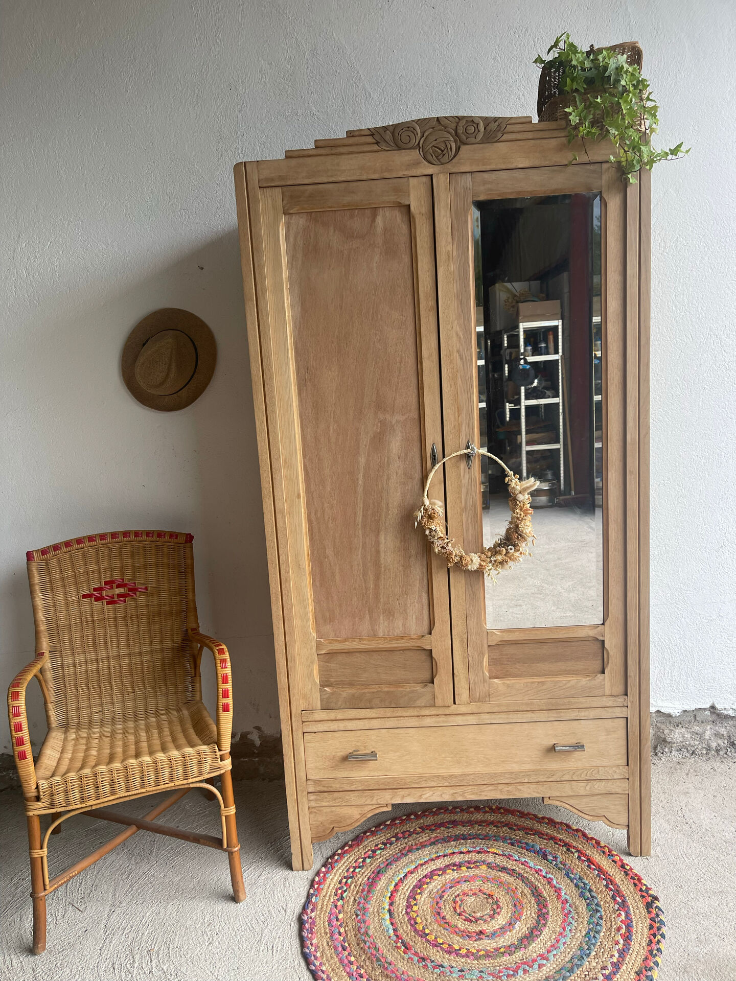 Parisian glass cabinet
