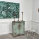 Parisian buffet 1900 greenish-blue patina