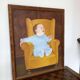Child portrait painting