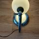 Art Deco chrome ball lamp.