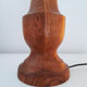 Antique turned wooden lamp base
