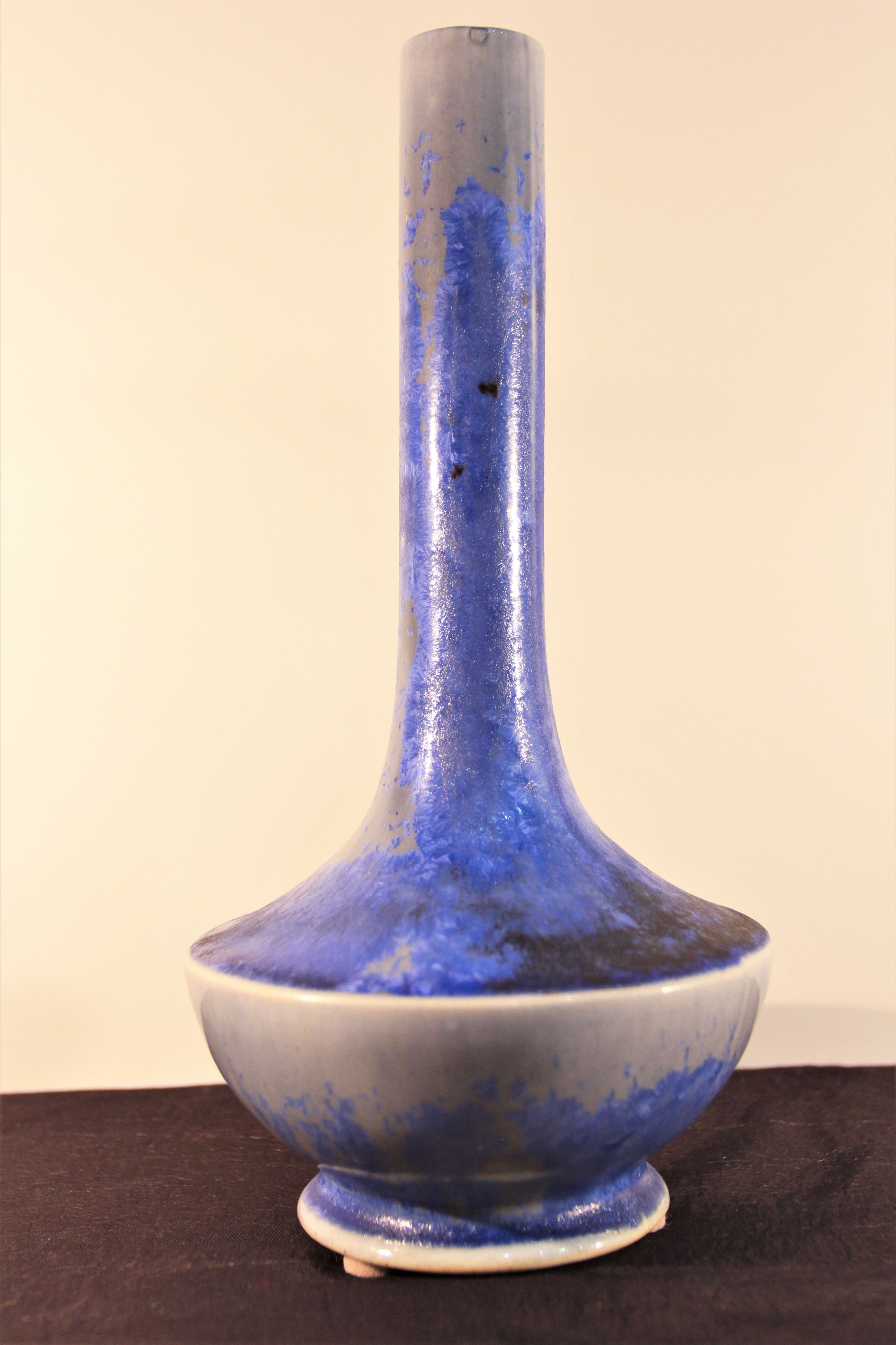 Soliflore in sandstone with crystalline enamels c. 1930-1940