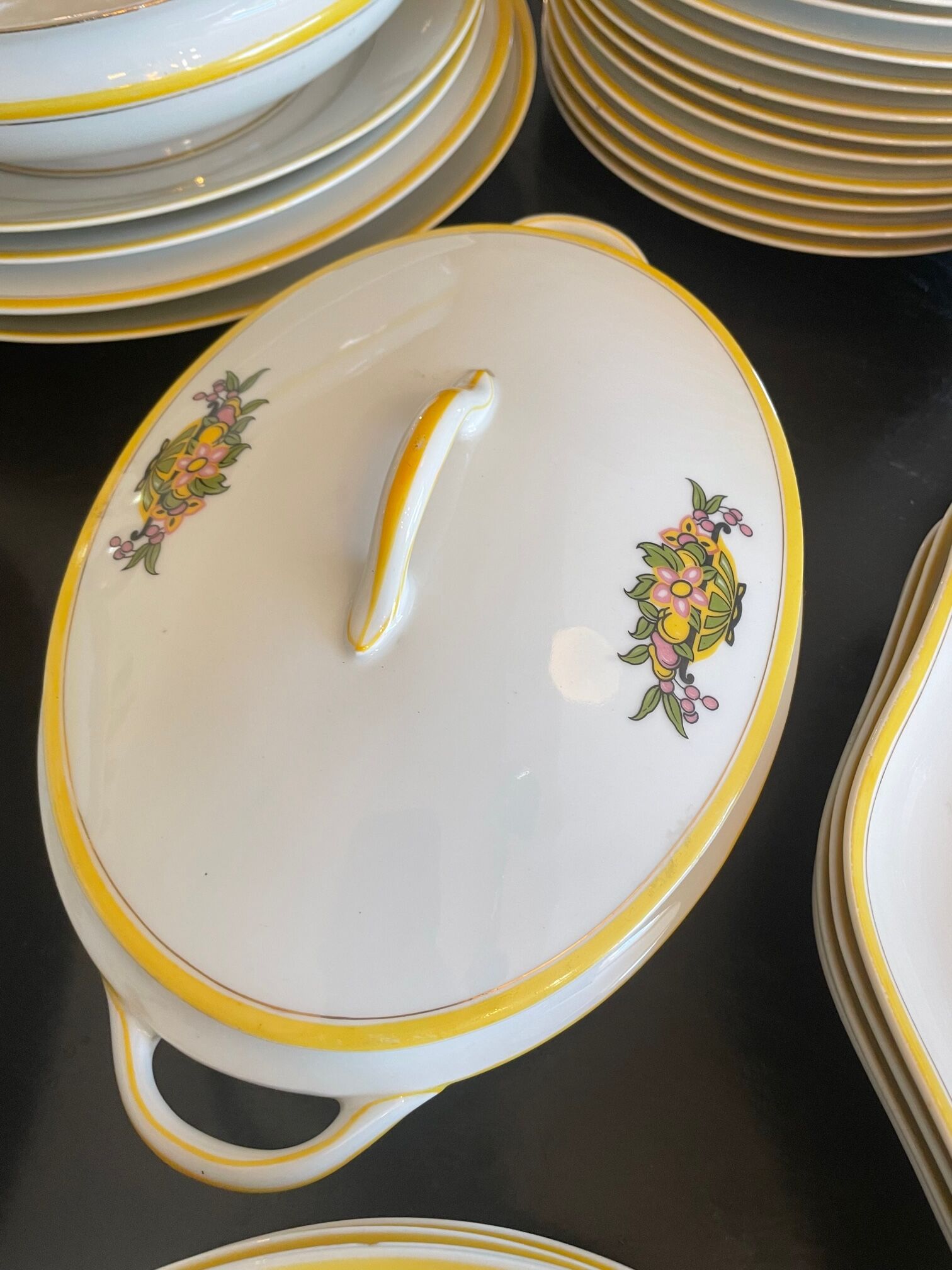 Limoges porcelain service