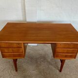 Vintage retro danish mid century teak desk 1960s