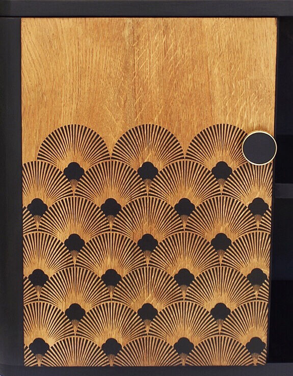 Pair of art deco nightstands