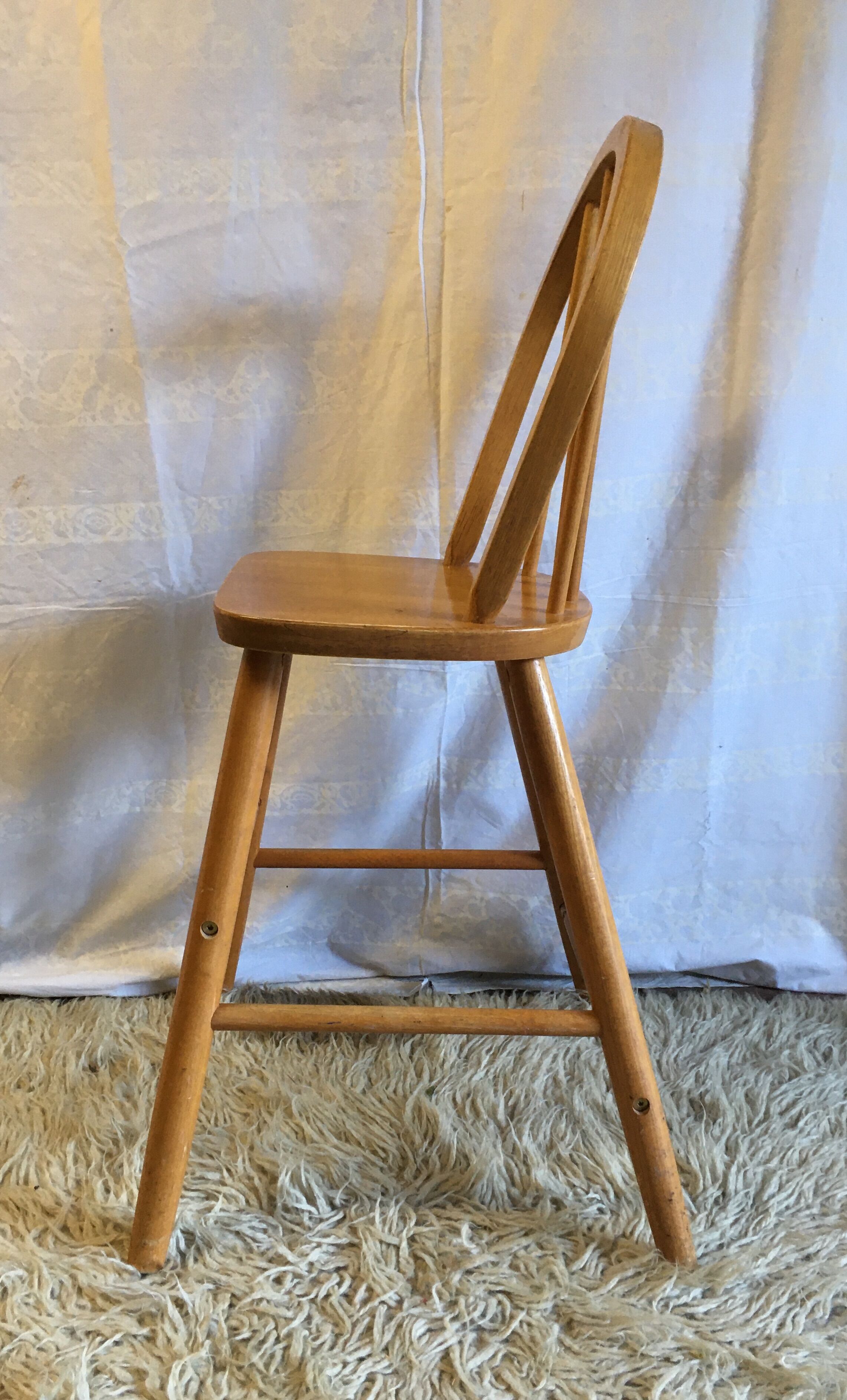 Scandinavian-style children's high chair