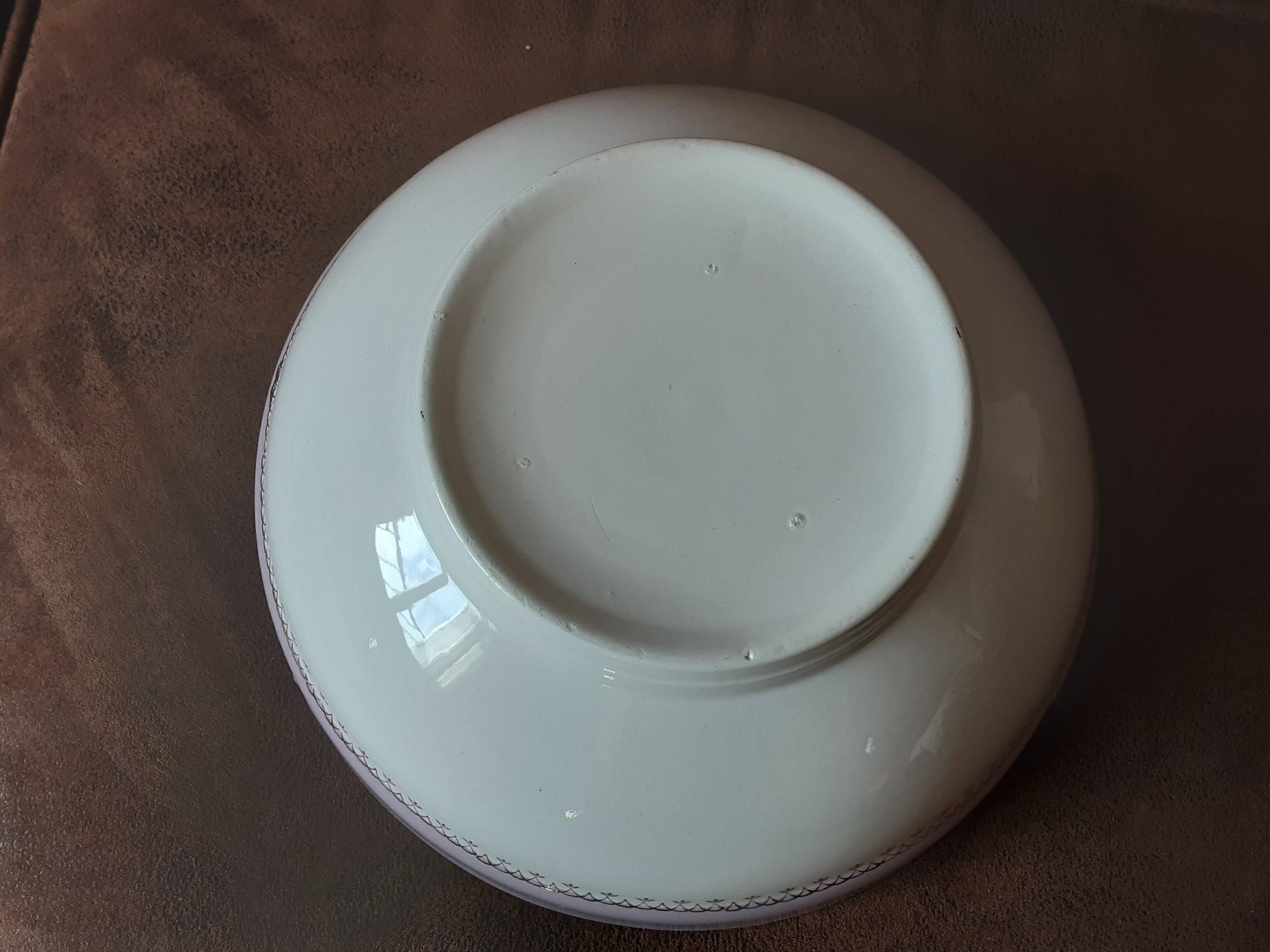 Vintage porcelain salad bowl