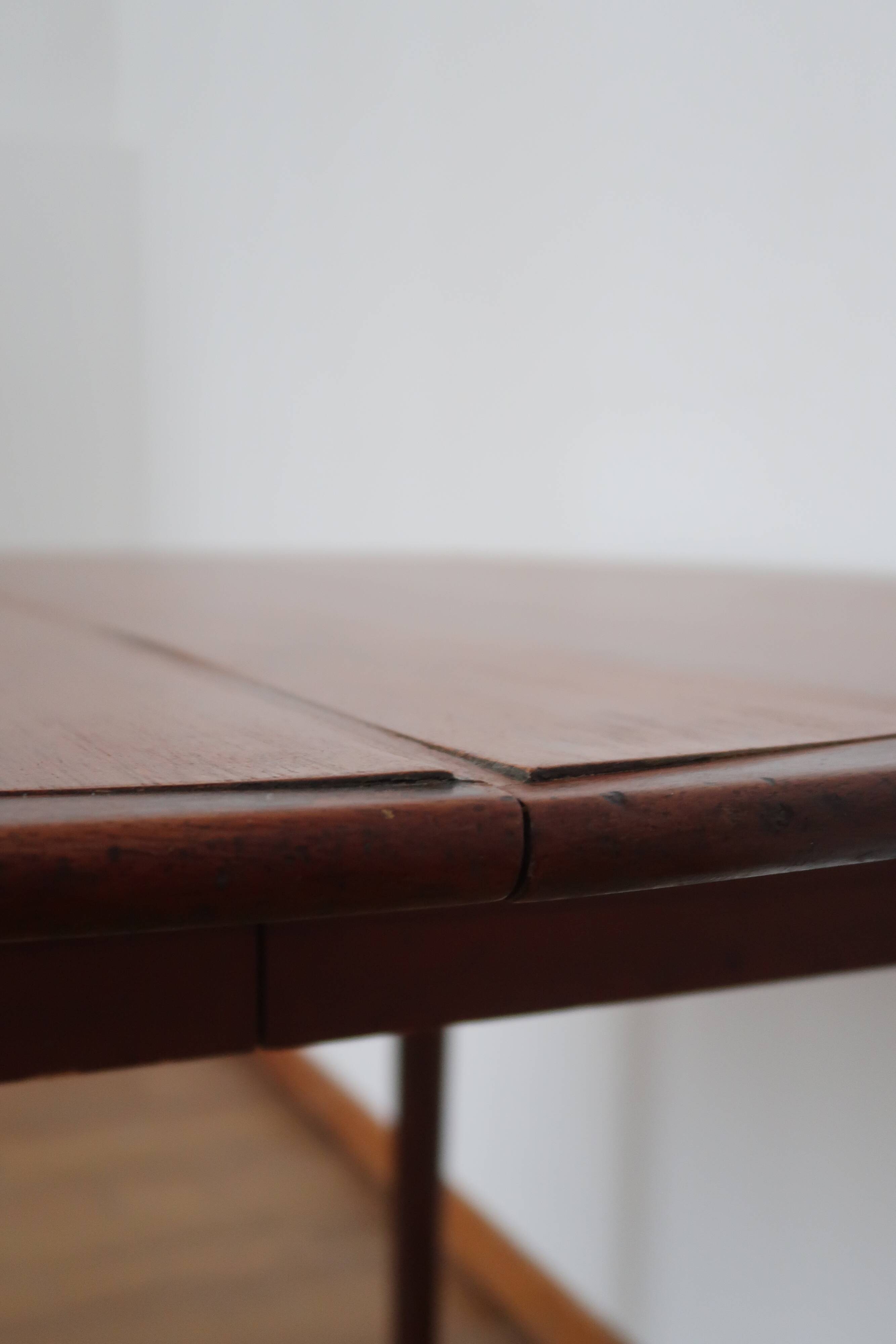 Scandinavian square dining table