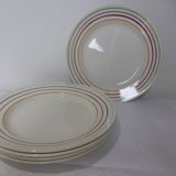 5 flat plates from Gien Jeannino