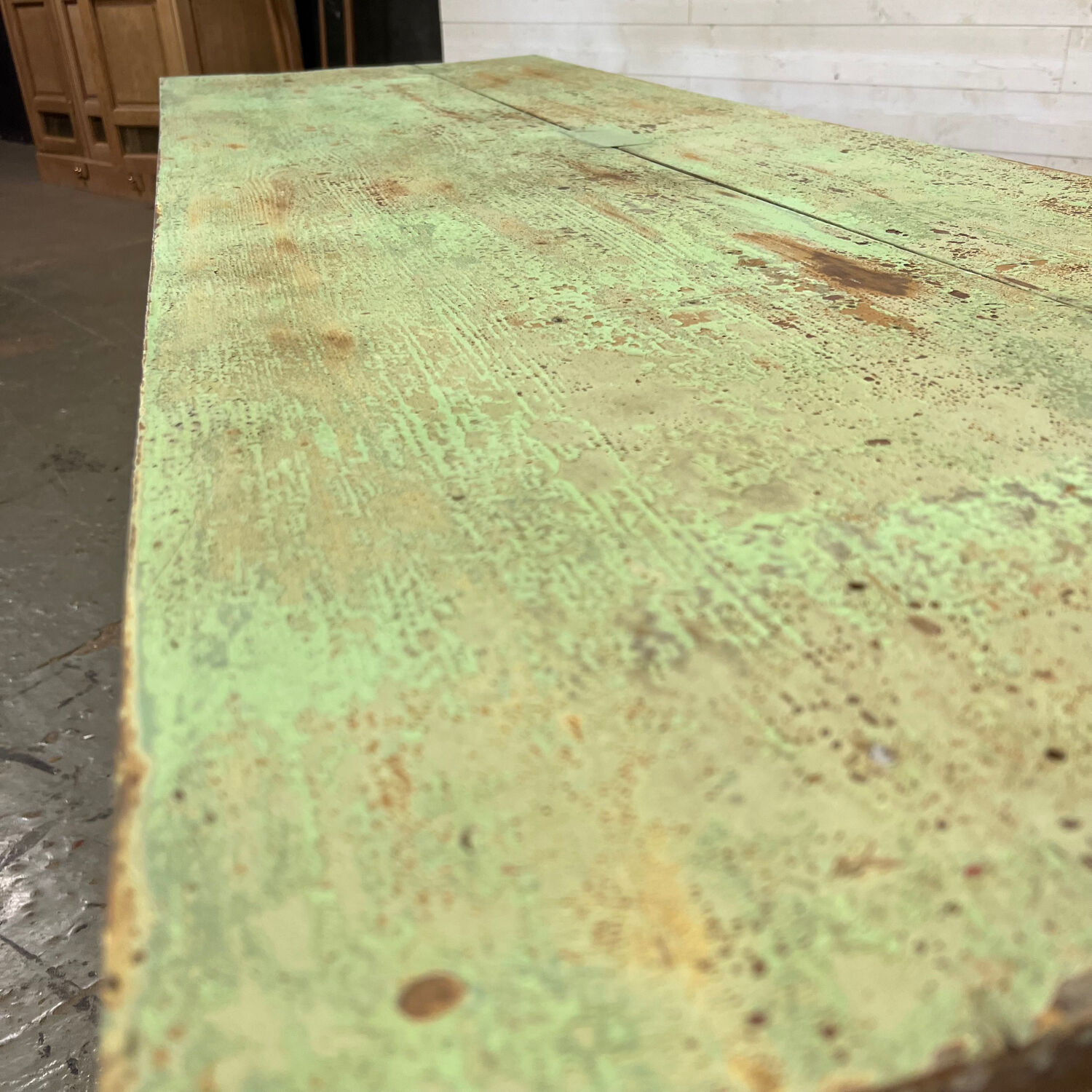 Table de drapier menthe à l’eau