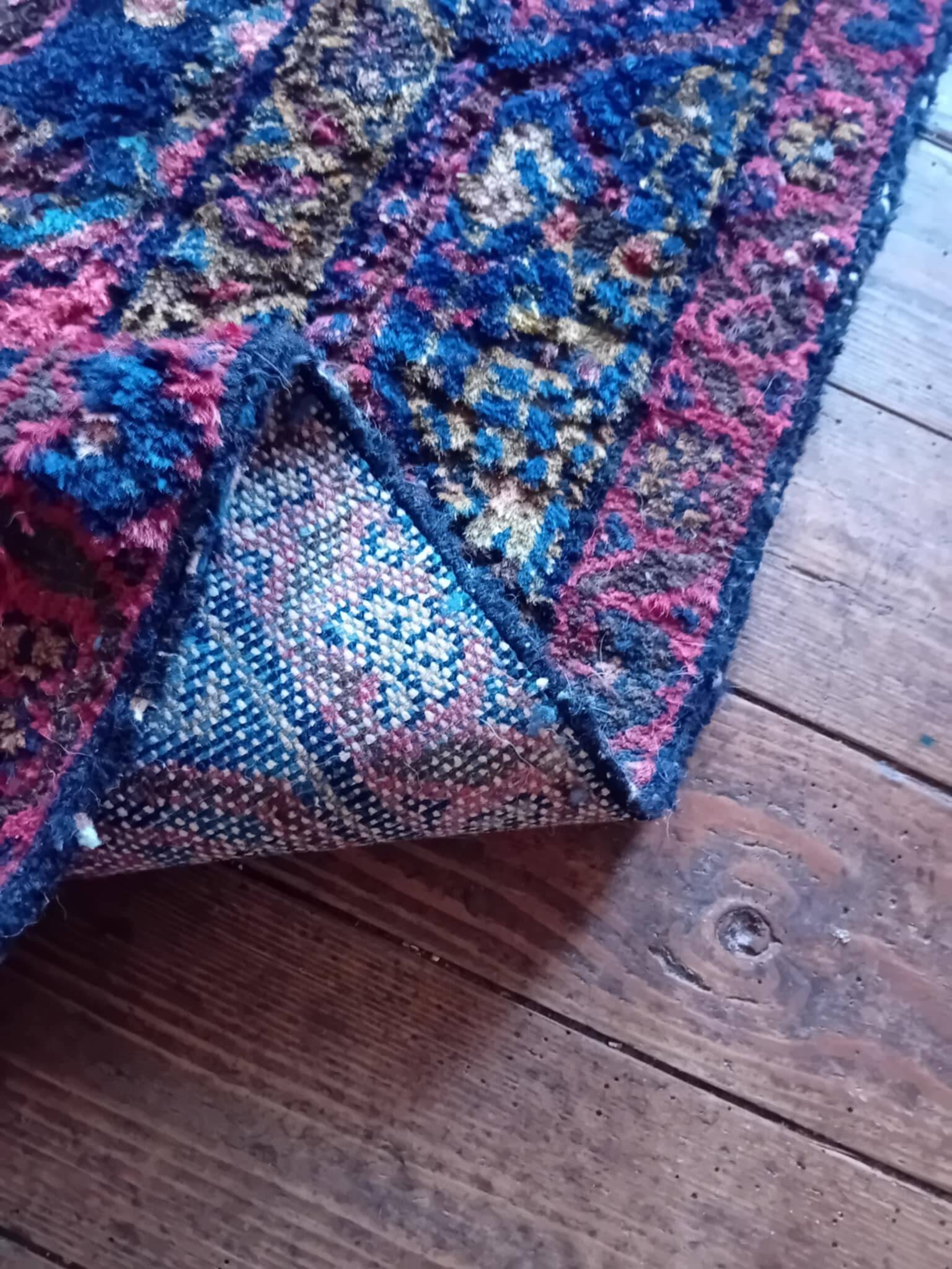 Handmade Persian Hamadan Rug 210x134cm