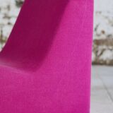 Pink wool armchair, 1970