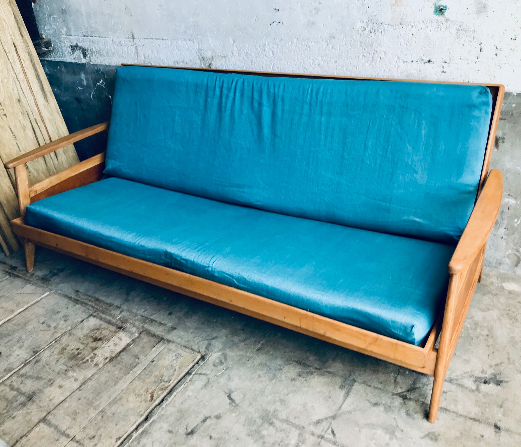 Convertible sofa compass feet