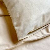 Beige wool cushion- 40 cm