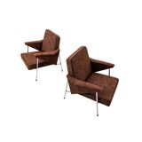 Pair of "Bat" armchairs by Wchód Zadziele, Poland, 1960s