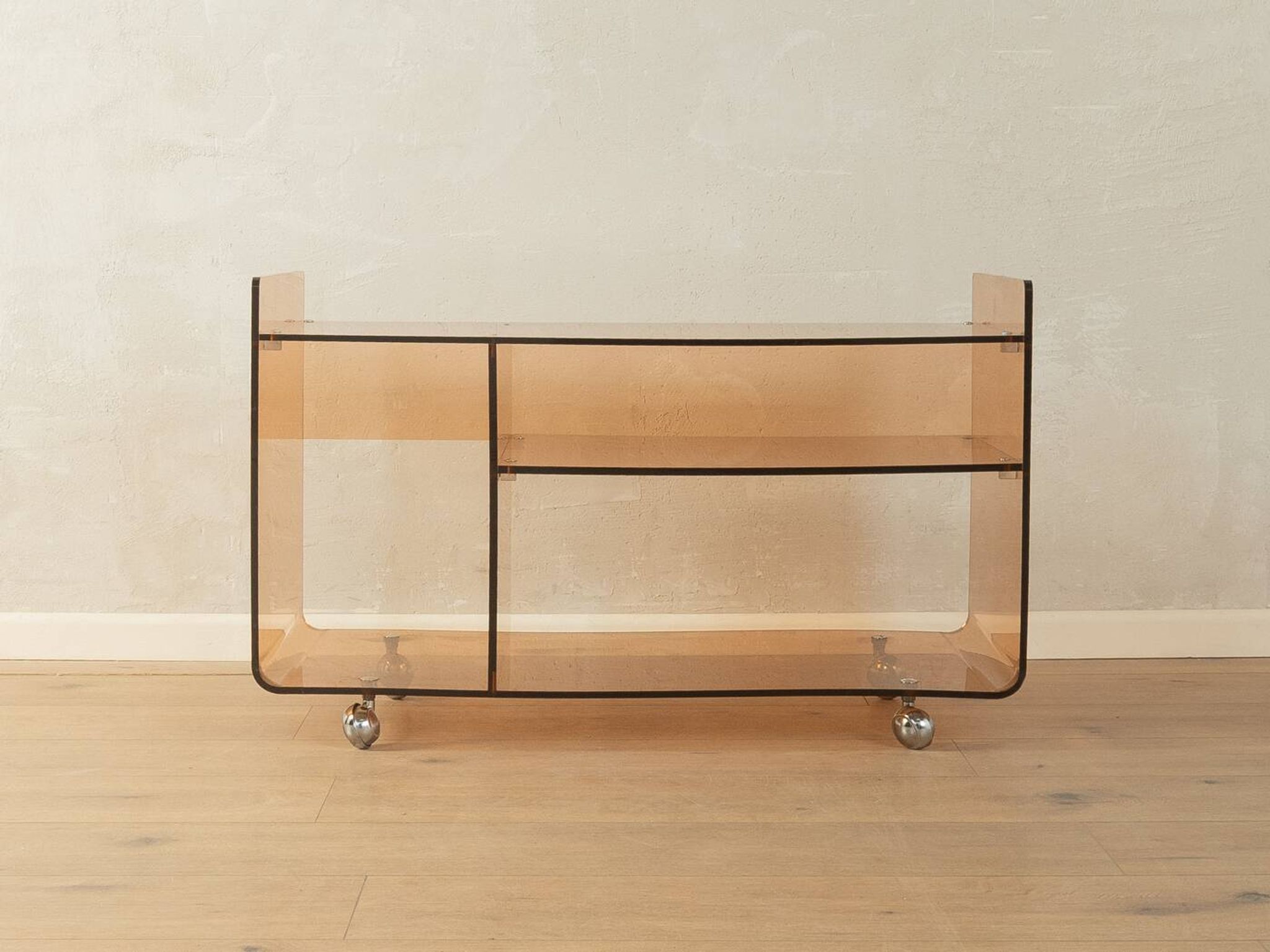 1970s Space Age acrylic Hi-Fi Rack, Michel Dumas, vintage