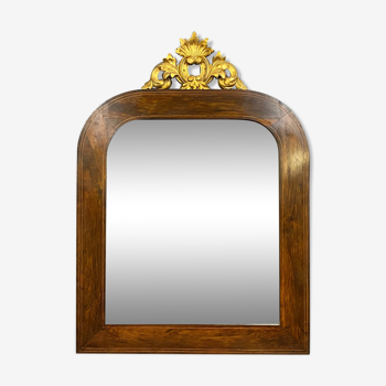Miroir époque empire Charles X vers 1800-1820 80x112cm