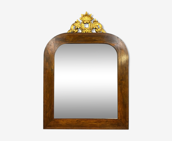 Miroir époque empire Charles X vers 1800-1820 80x112cm