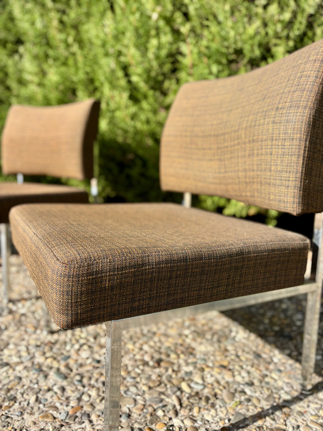 Set of 3 1960s armchairs