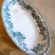 Oval ravier dish with floral decoration - "Guadeloupe" Terre de fer - Debray