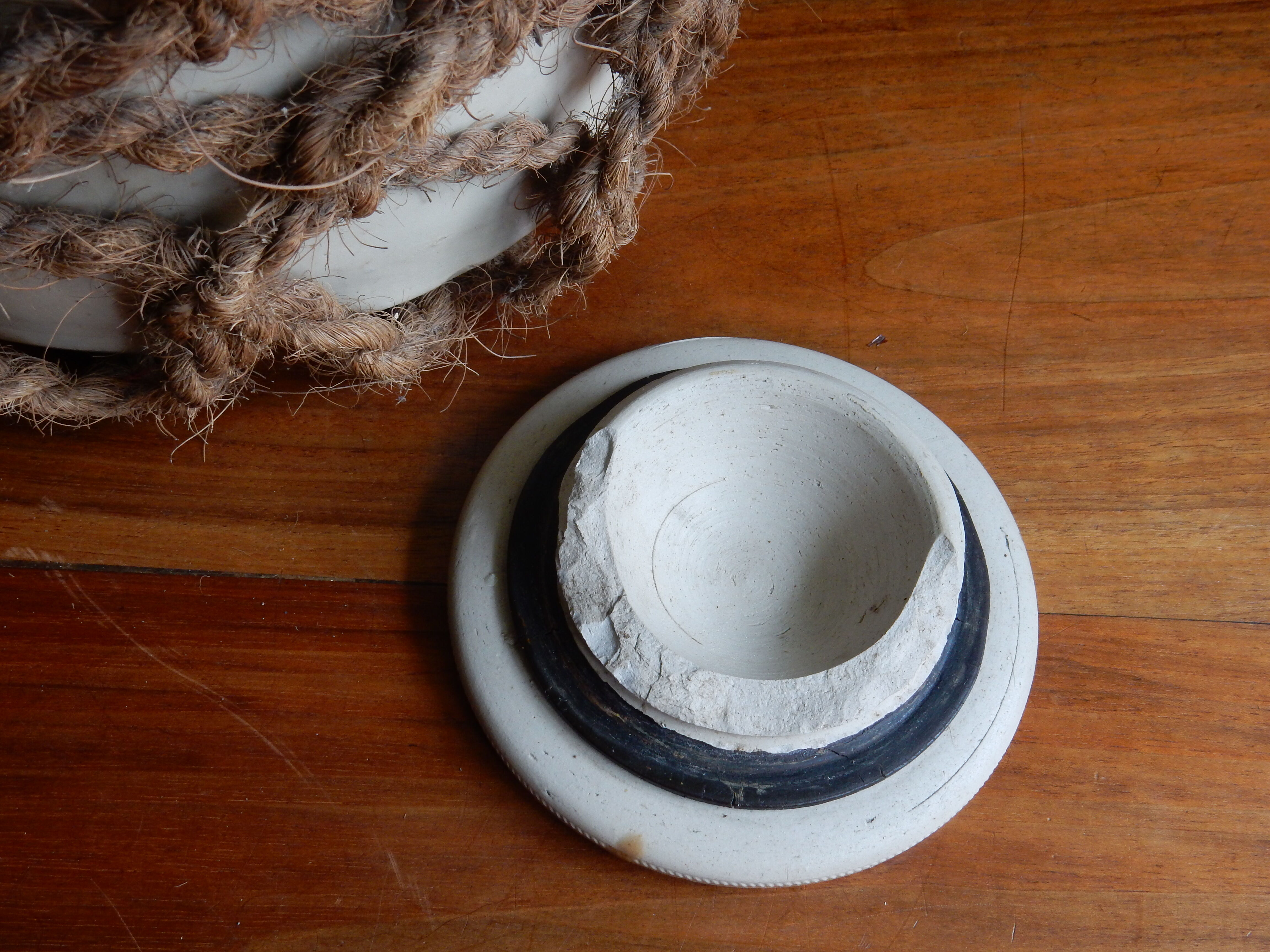 Large stoneware pot XIXth transport of acid