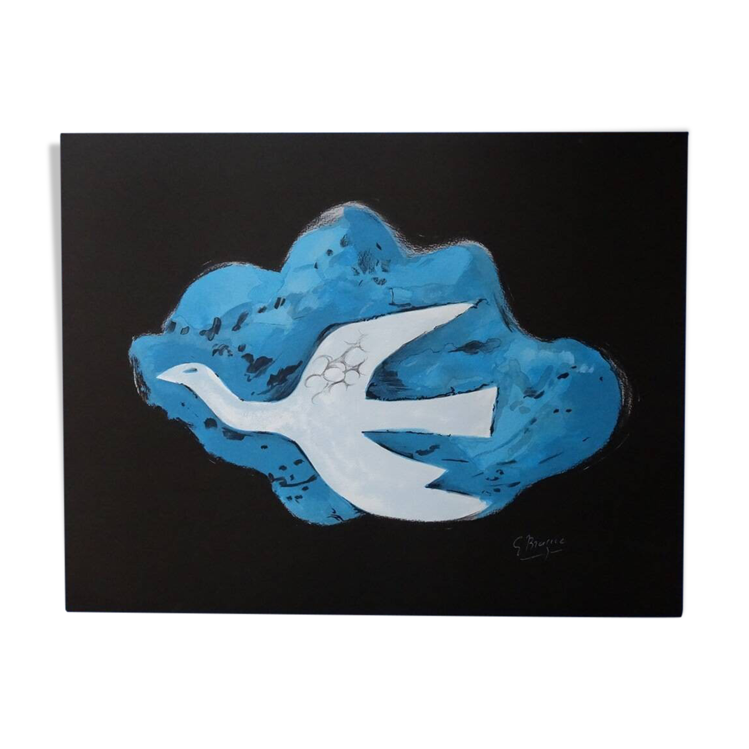 Georges BRAQUE: Freedom, flight, signed lithograph