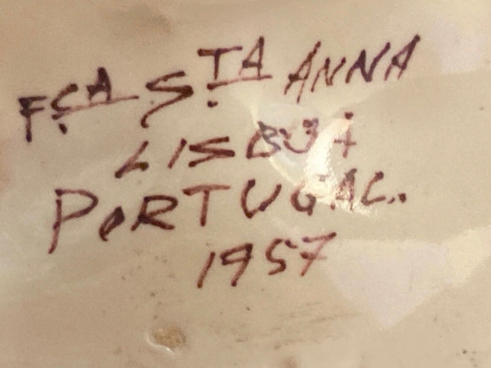 Wall lamp glazed ceramic representing a putti fca lisboa portugal sant anna