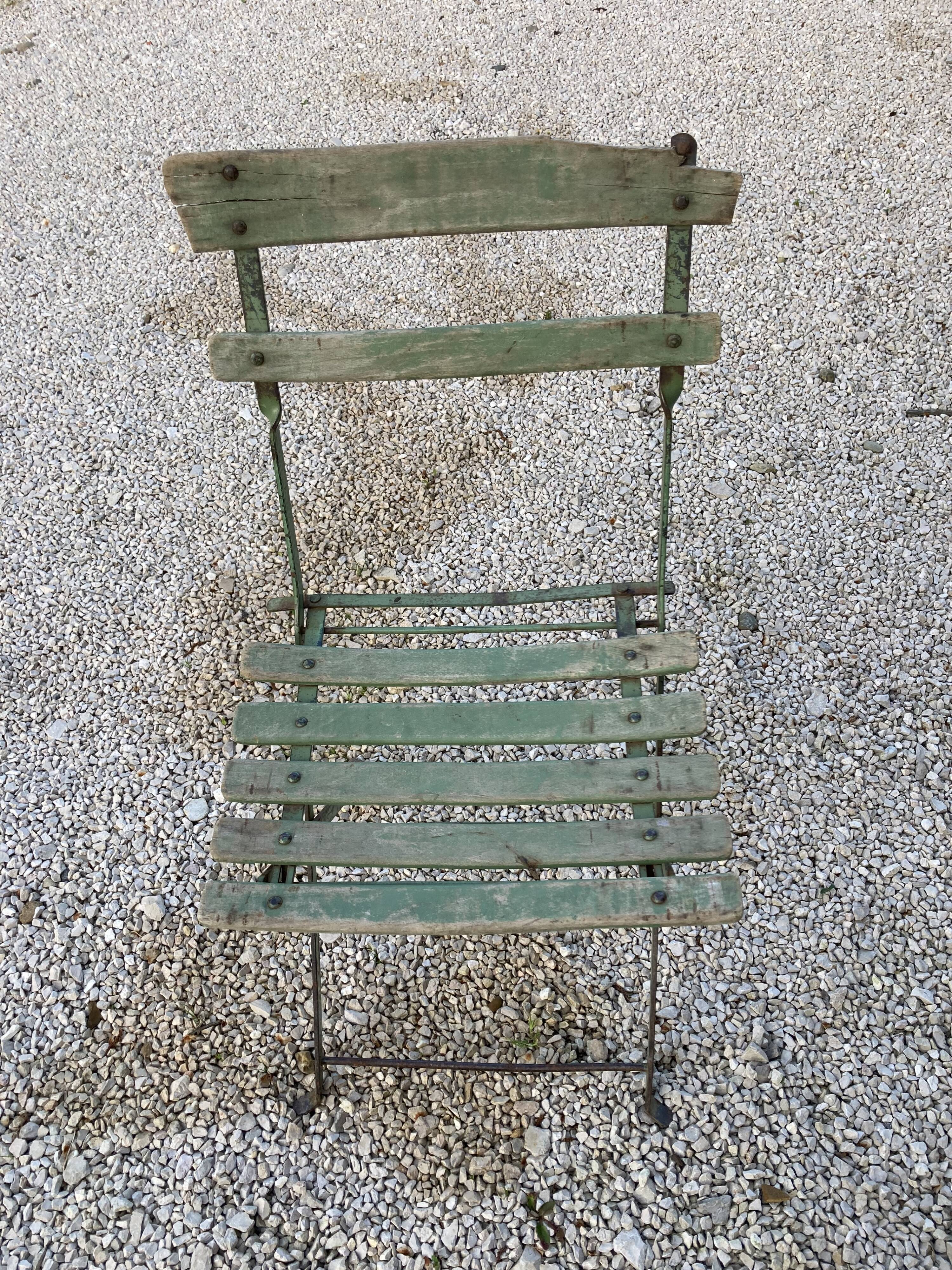 9 folding garden chairs