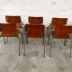 Set of 6 stackable school chairs