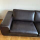 Canapé 3/4 places cuir Roche Bobois