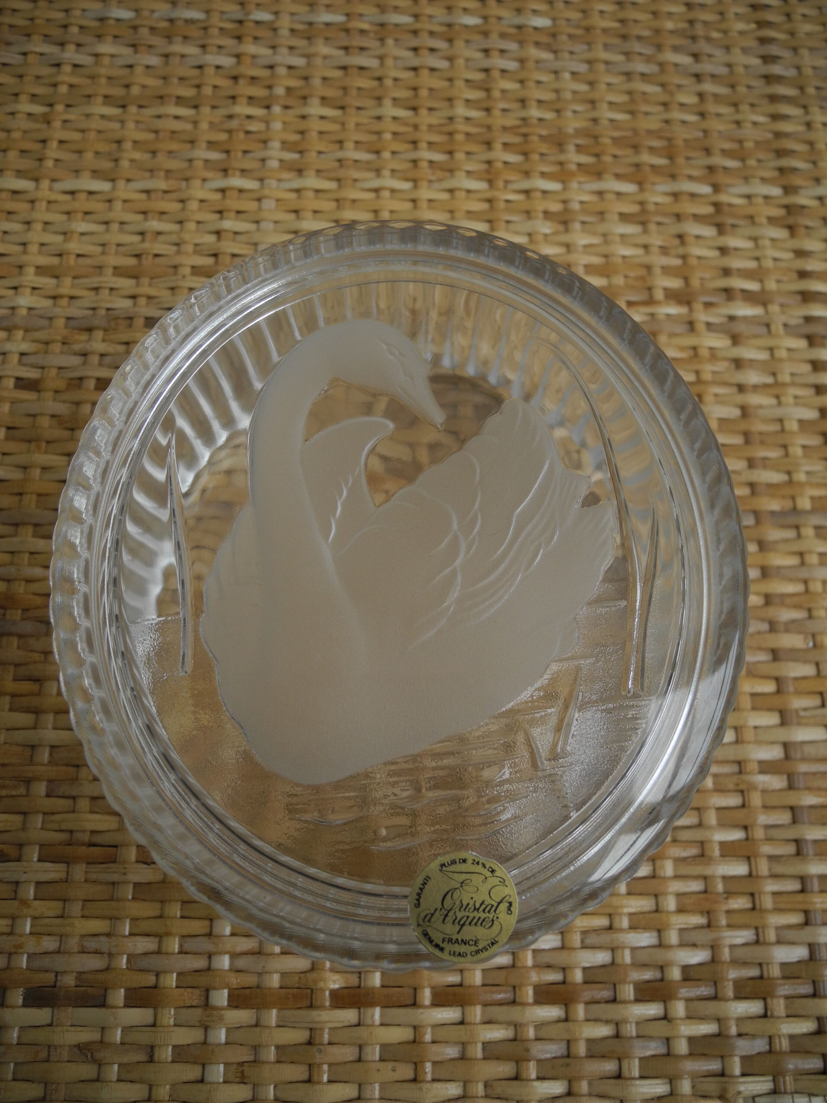 Vintage Arques crystal candy box