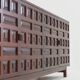 Vintage Spanish brutalist sideboard credenza