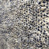 Moroccan Berber carpet Beni Ouarain speckled majorelle blue 2,45x1.56m