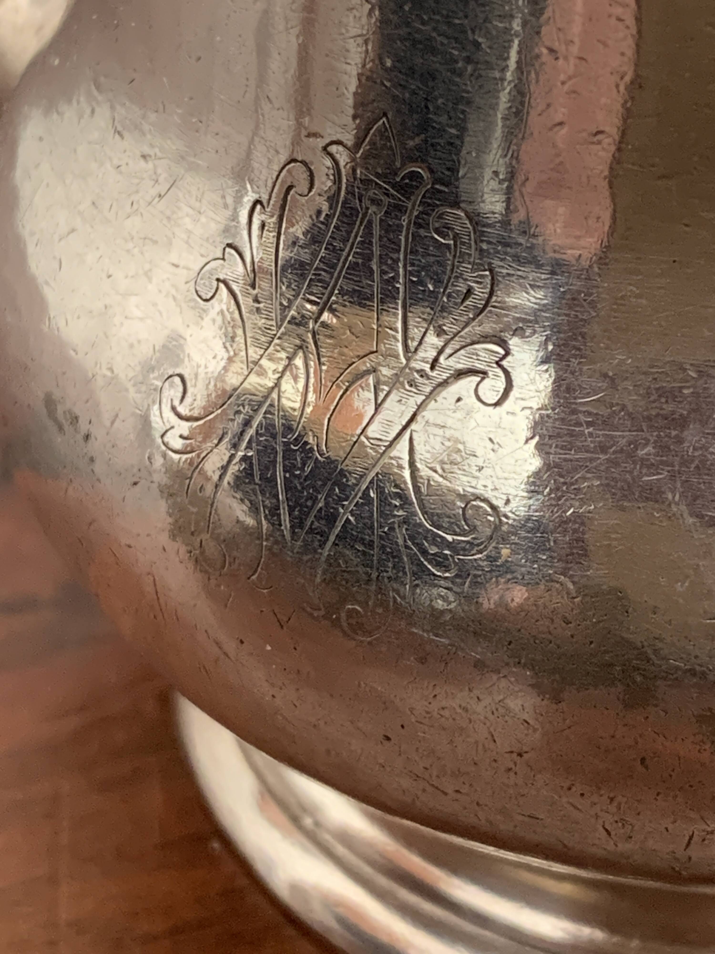 silver plated teapot