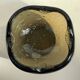 Amber bubble glass ashtray – vintage 1960s design