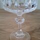 6 verres à pied en cristal