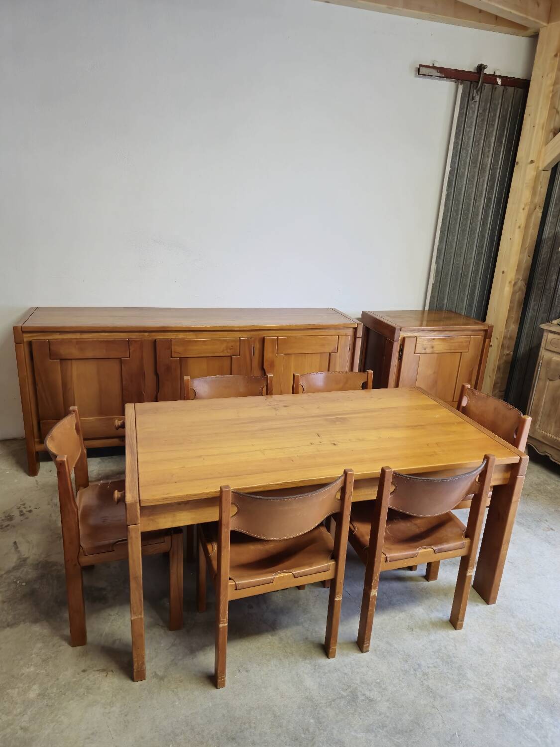 Maison Regain hi-fi storage unit in vintage elm