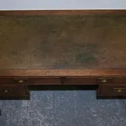 Vintage Military Campaign Desk with Leather Top from Harrods London