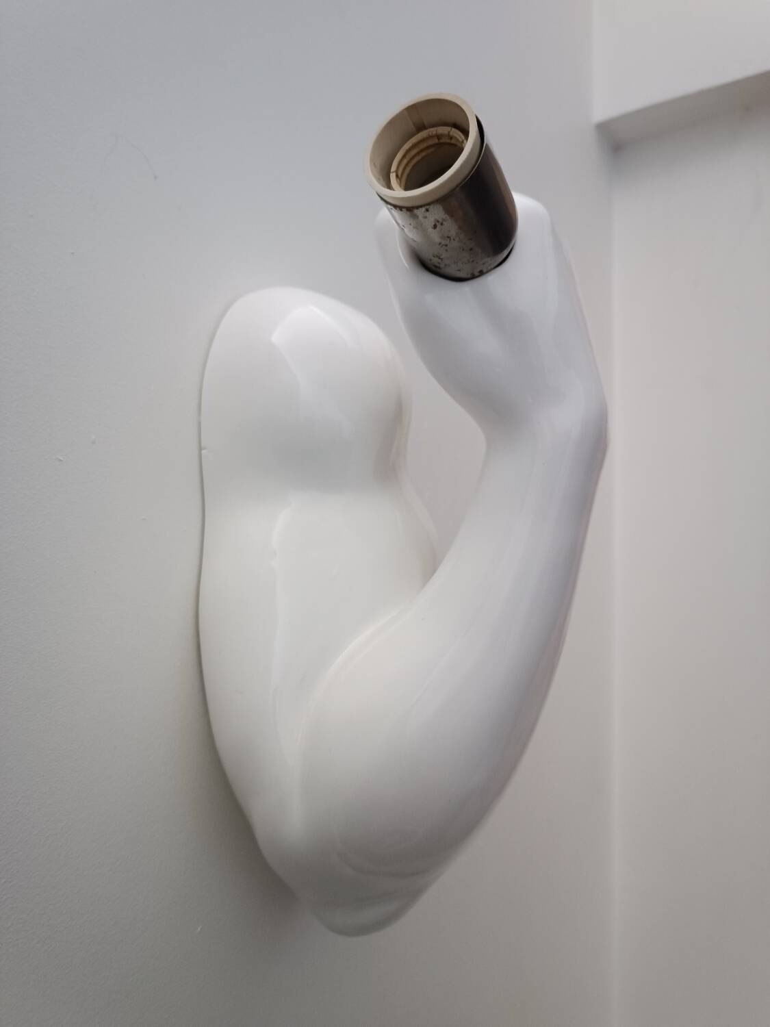 Dumbbell wall light by JC Peiré 1980s