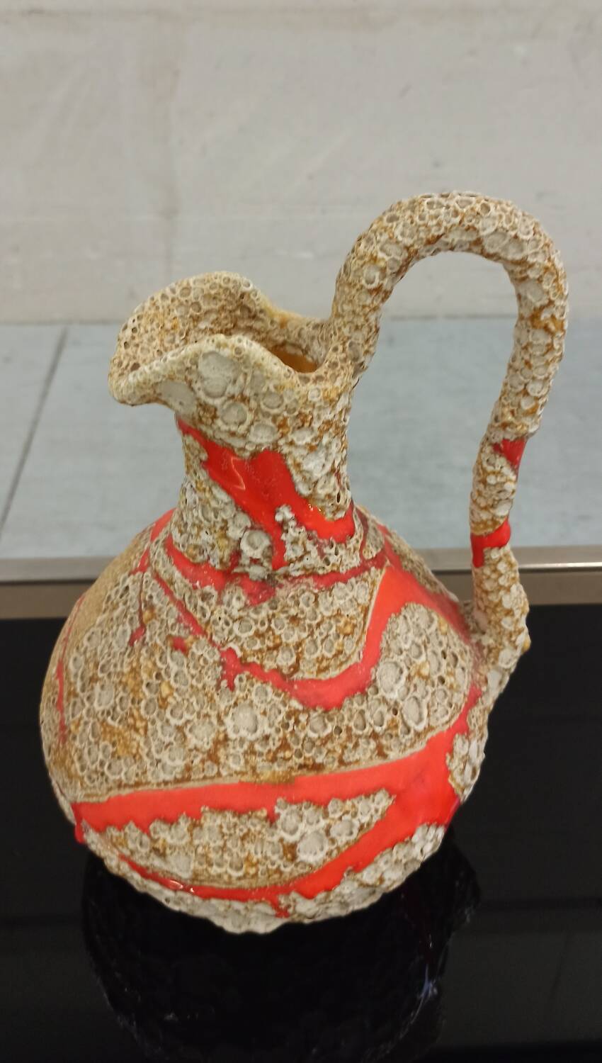 Ceramic vase from Vallauris, 70's