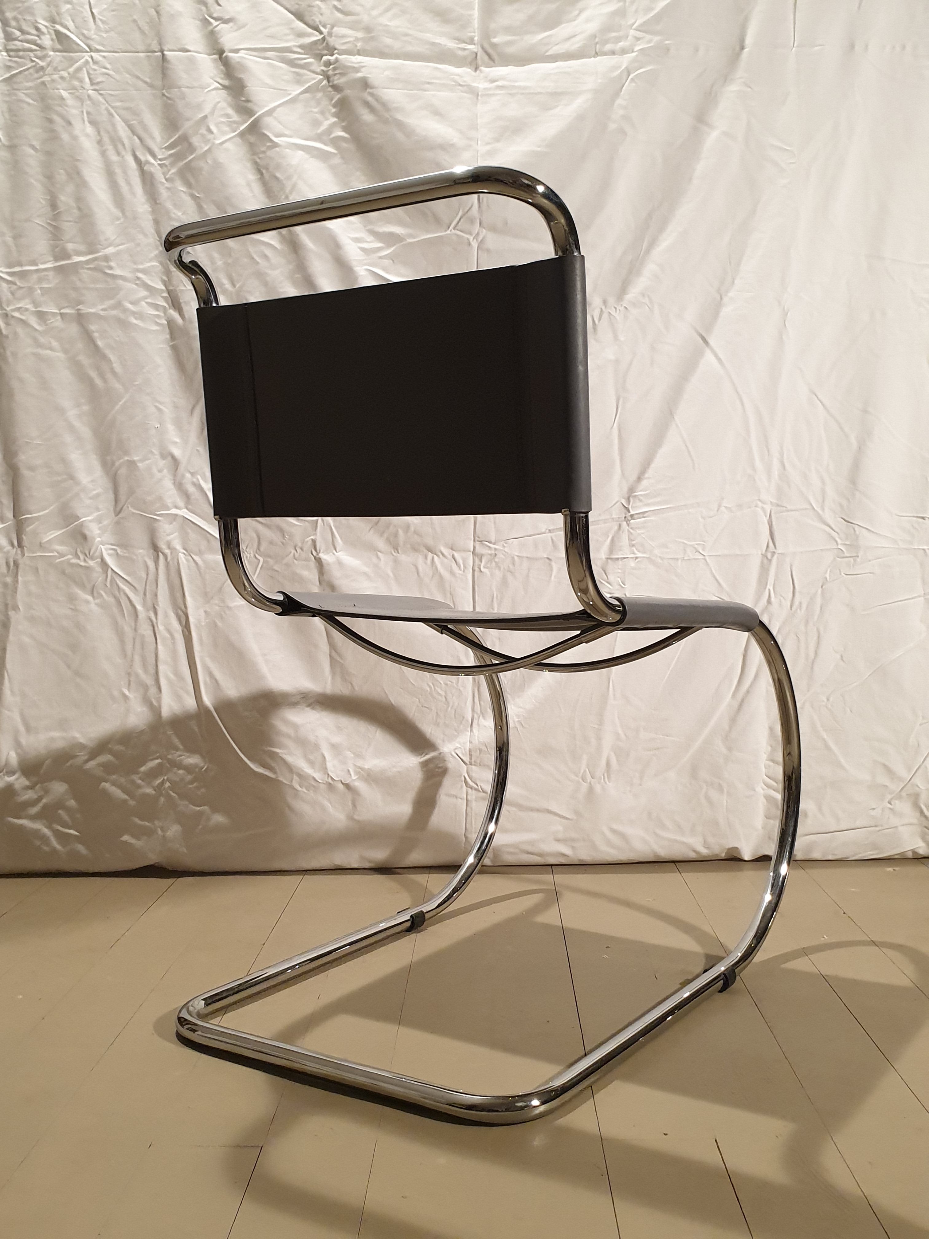 Pair of MR10 Chairs by Ludwig Mies van der Rohe