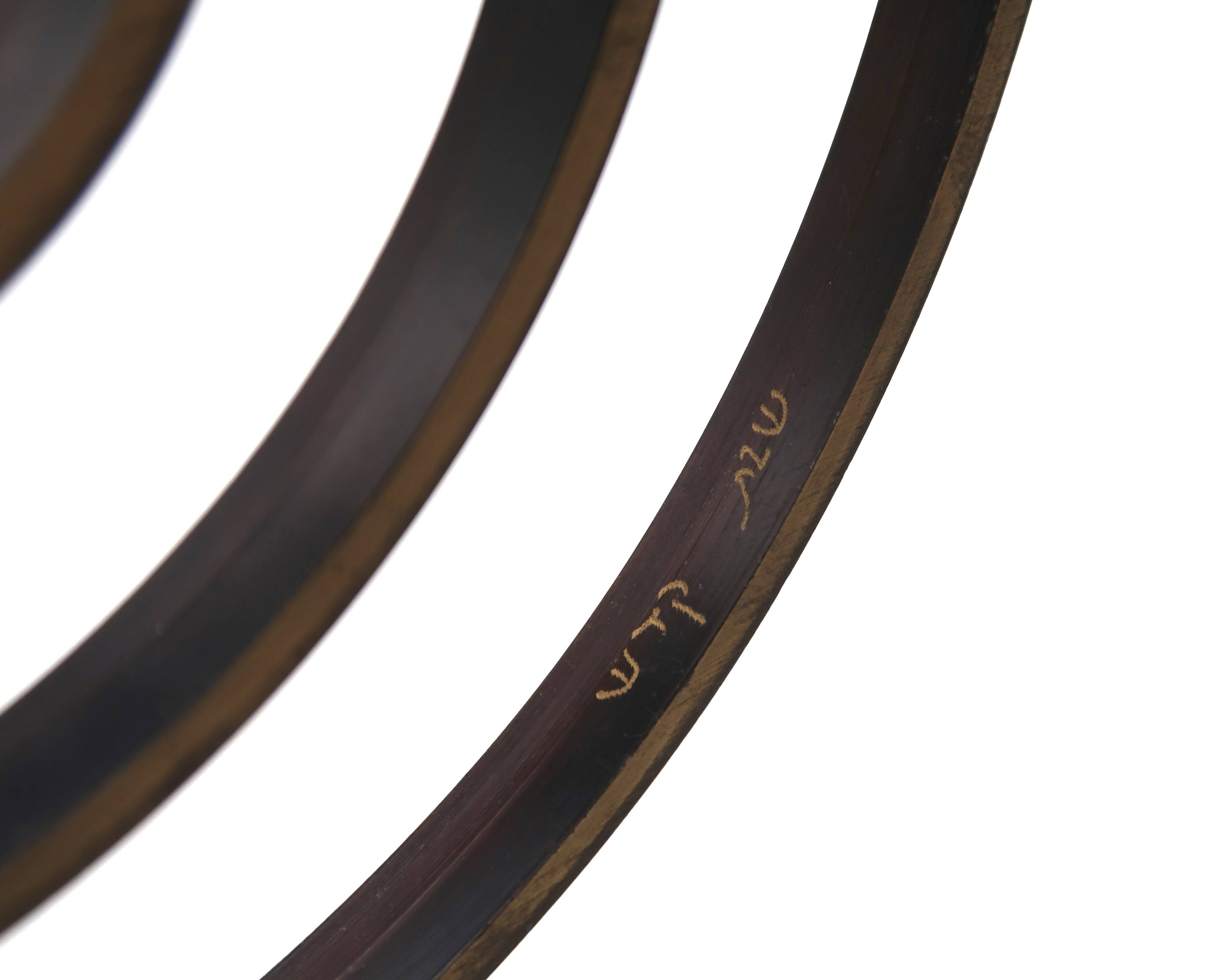 Brass 7-branch candelabra Menorah, 1960s