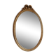 Miroir ruban doré 64 x 42 cm