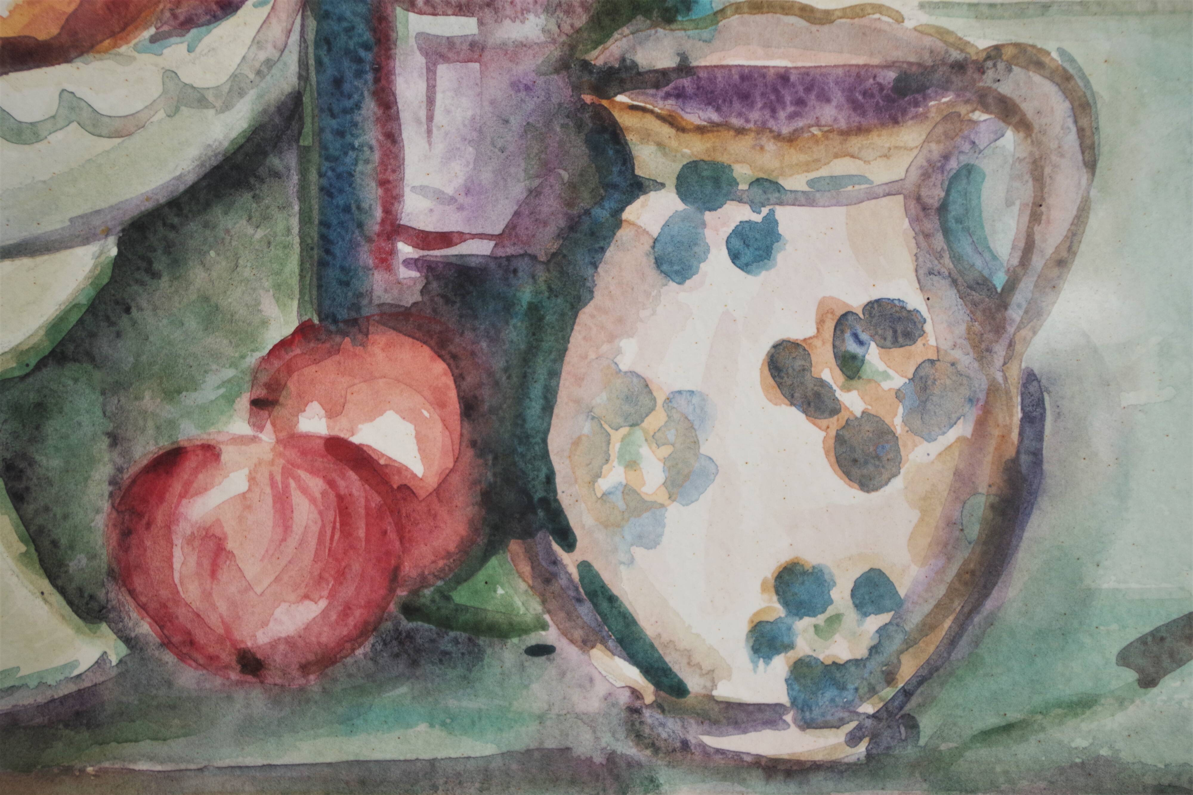 Oil painting on canvas depicting Still Life, Serini, 1994