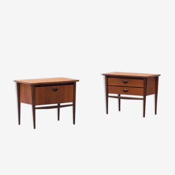 Set of nightstands by Louis Van Teeffelen for Wébé, Holland, 1960’s