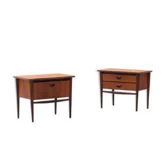 Set of nightstands by Louis Van Teeffelen for Wébé, Holland, 1960’s